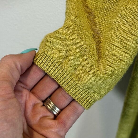 NWOT Free People Beach El Topo Sweater Bitter Olive Linen Blend Maxi Dress Small - Picture 3 of 10